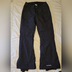 Women's Columbia Snow Pants- size Medium Regular, black.